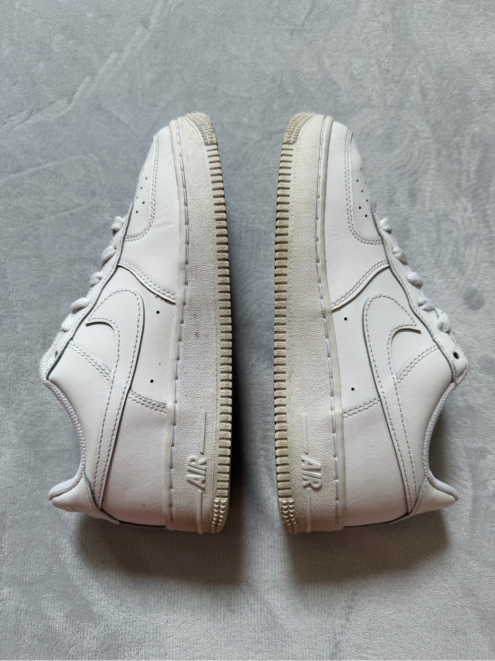 Nike Air Force 1 Low DH2920-111 2023 White Leather Sneakers 4.5Y Running Shoes - Picture 14 of 15